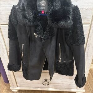 Vince Camuto Black Teddy Jacket